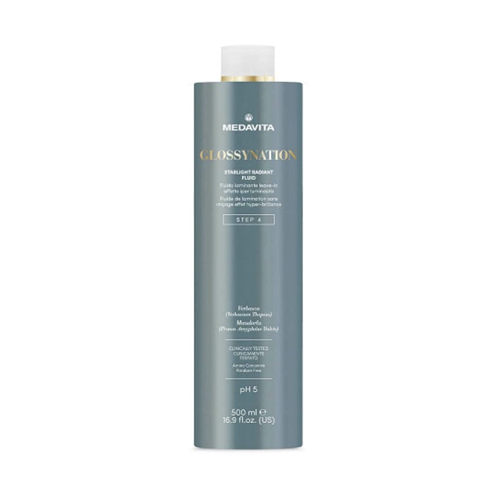 Флюїд для ламінування волосся Medavita Glossynation Starlight Radiant Fluid Step 4 pH5, 500 мл