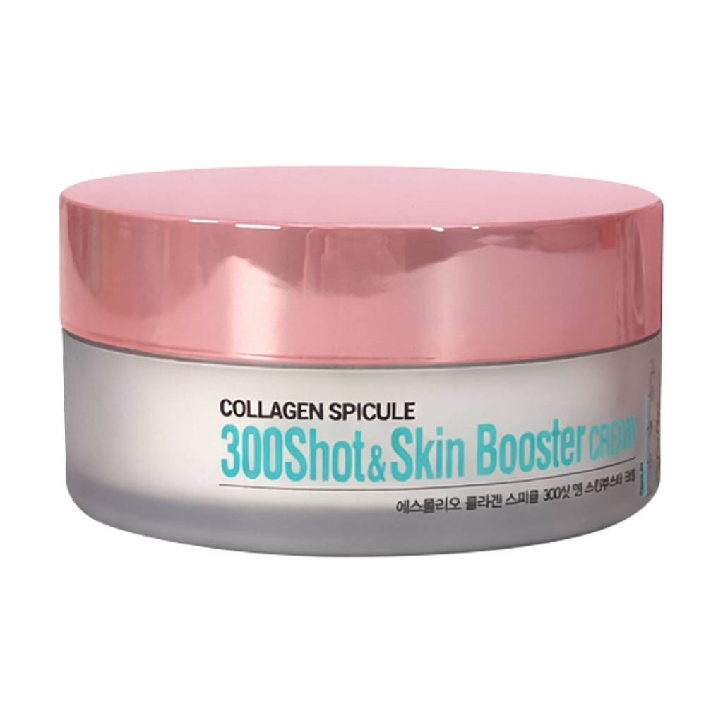 Крем-бустер для обличчя Esfolio Collagen Spicule 300 Shot &amp; Skin Booster Cream з колагеном та спікулами, 70 г
